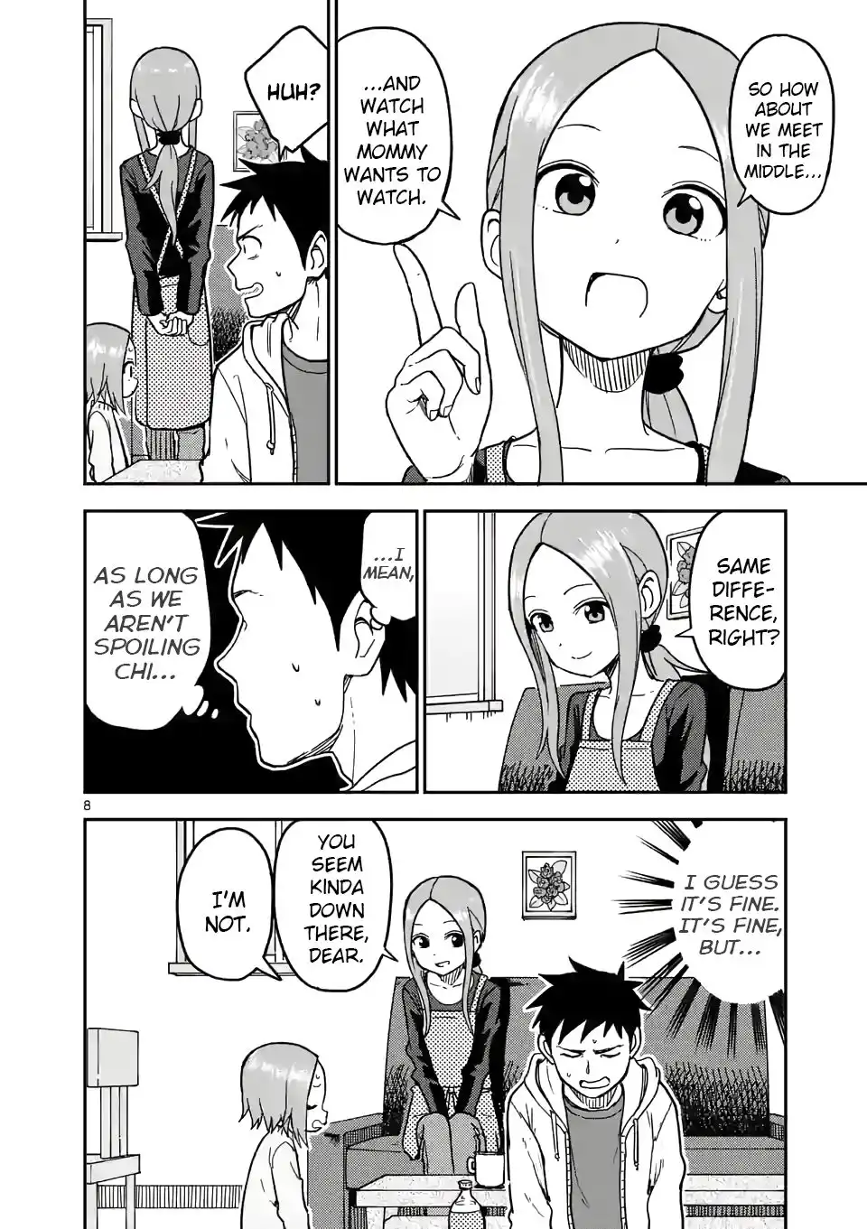 Karakai Jouzu no (Moto) Takagi-san Chapter 126 8